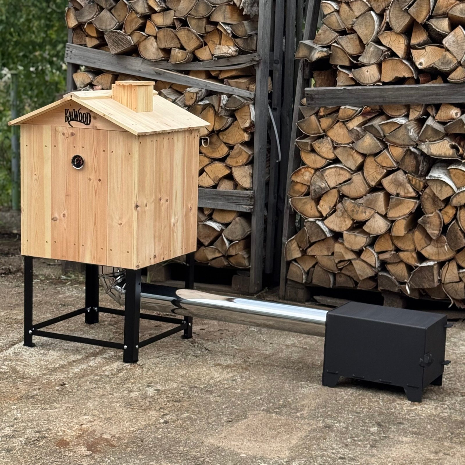KALWOOD CLASSIC ECO 125 L koka kūpinātava ar dūmu ģeneratoru