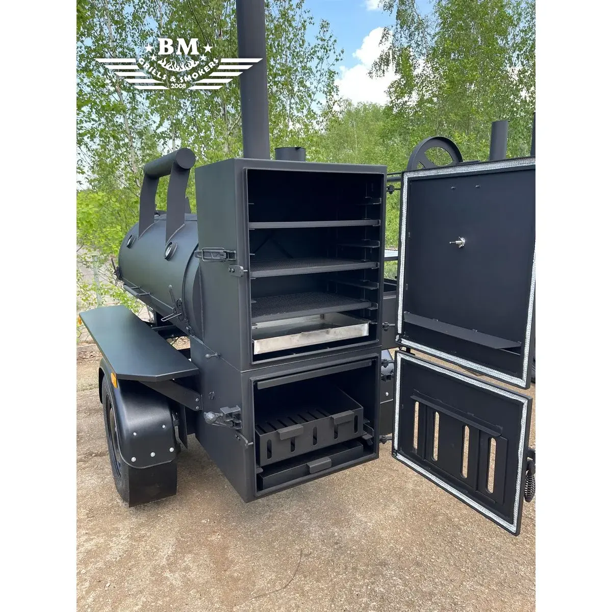BM-1 Daudzfunkcionālais BBQ piekabe L - Image 8