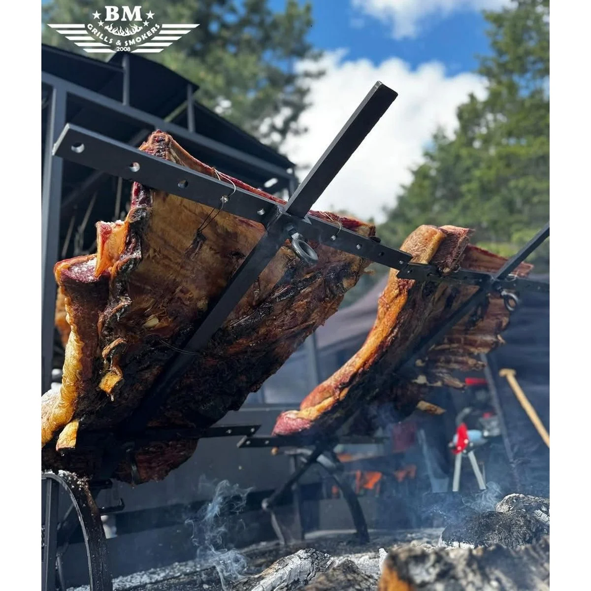 BM-9 LFK Āra virtuve uz riteņiem (Asado / Santa Maria stils) - Image 14