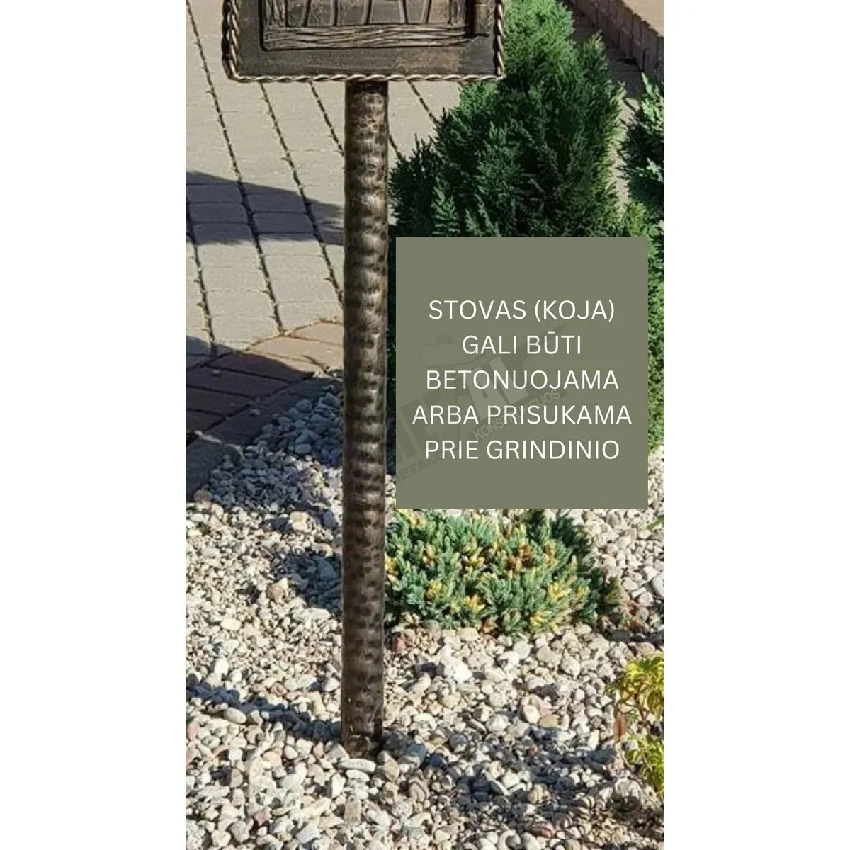 Pastkastīte ar putniņu un uzrakstu - Image 3