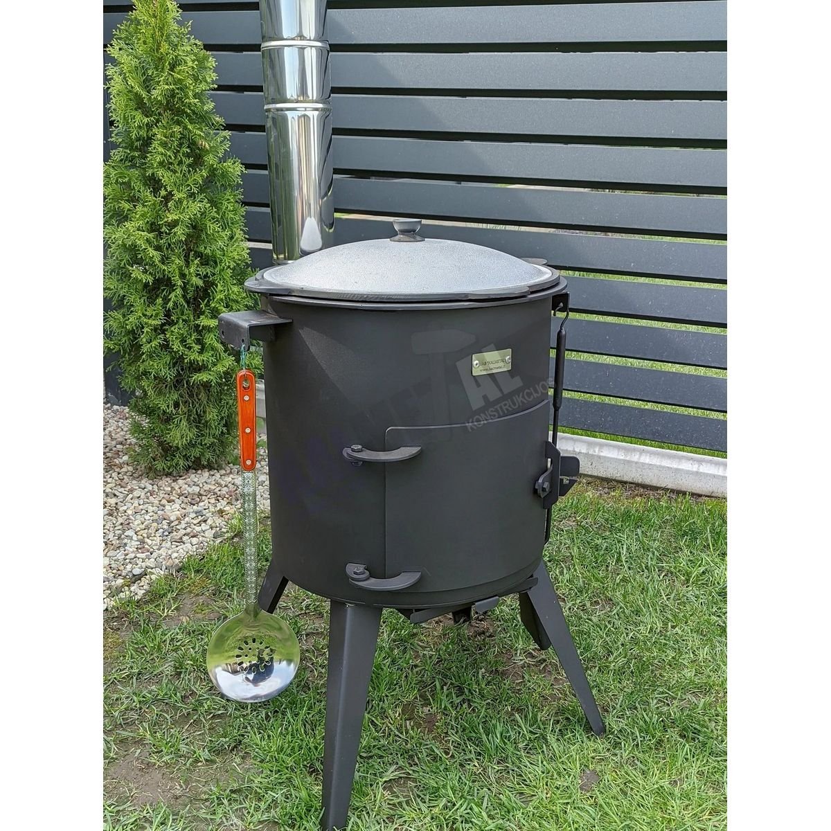 PREMIUM no 8L līdz 22L 5MM krāsns ar skursteni — attēls 4